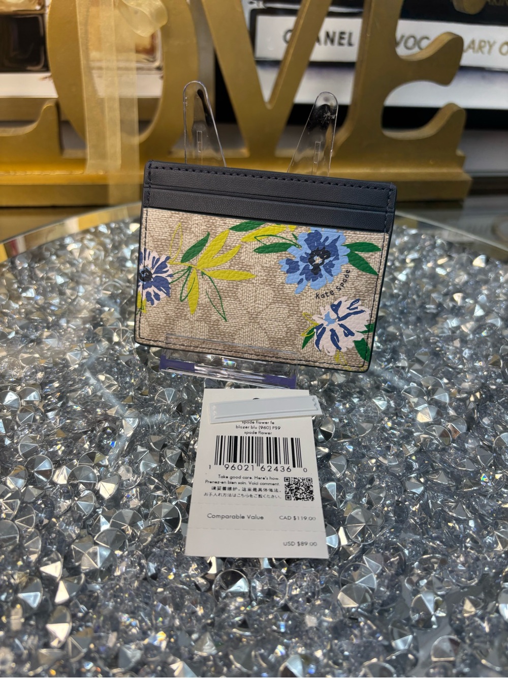 Kate Spade Spade Flower Small Slim Card Holder NWT - Picture 5 of 12